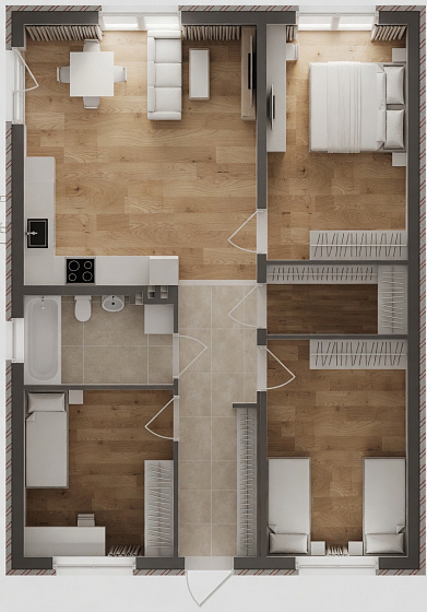 Арктур, 80 м²